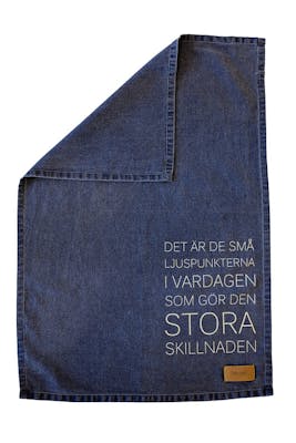 Ernst Kökshandduk "Ljuspunkter" Blå