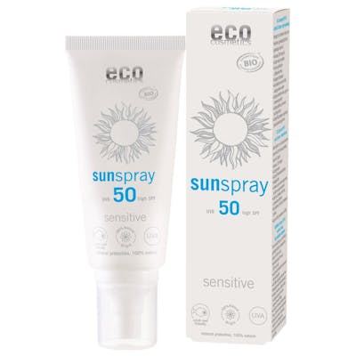 Ekologisk solspray Sensitiv SPF 50 100ml - Eco Cosmetics